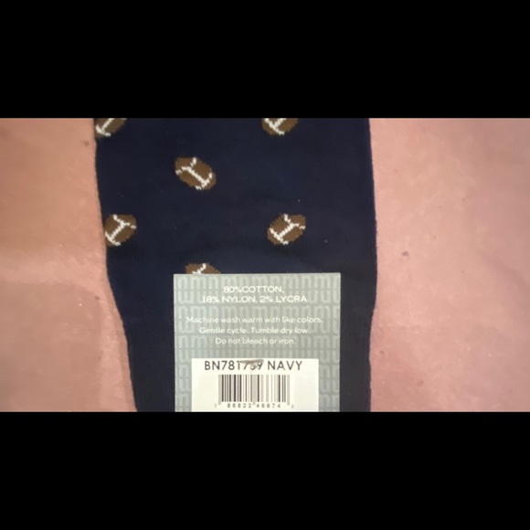 Neiman Marcus Football Motif High Socks - Picture 4 of 5